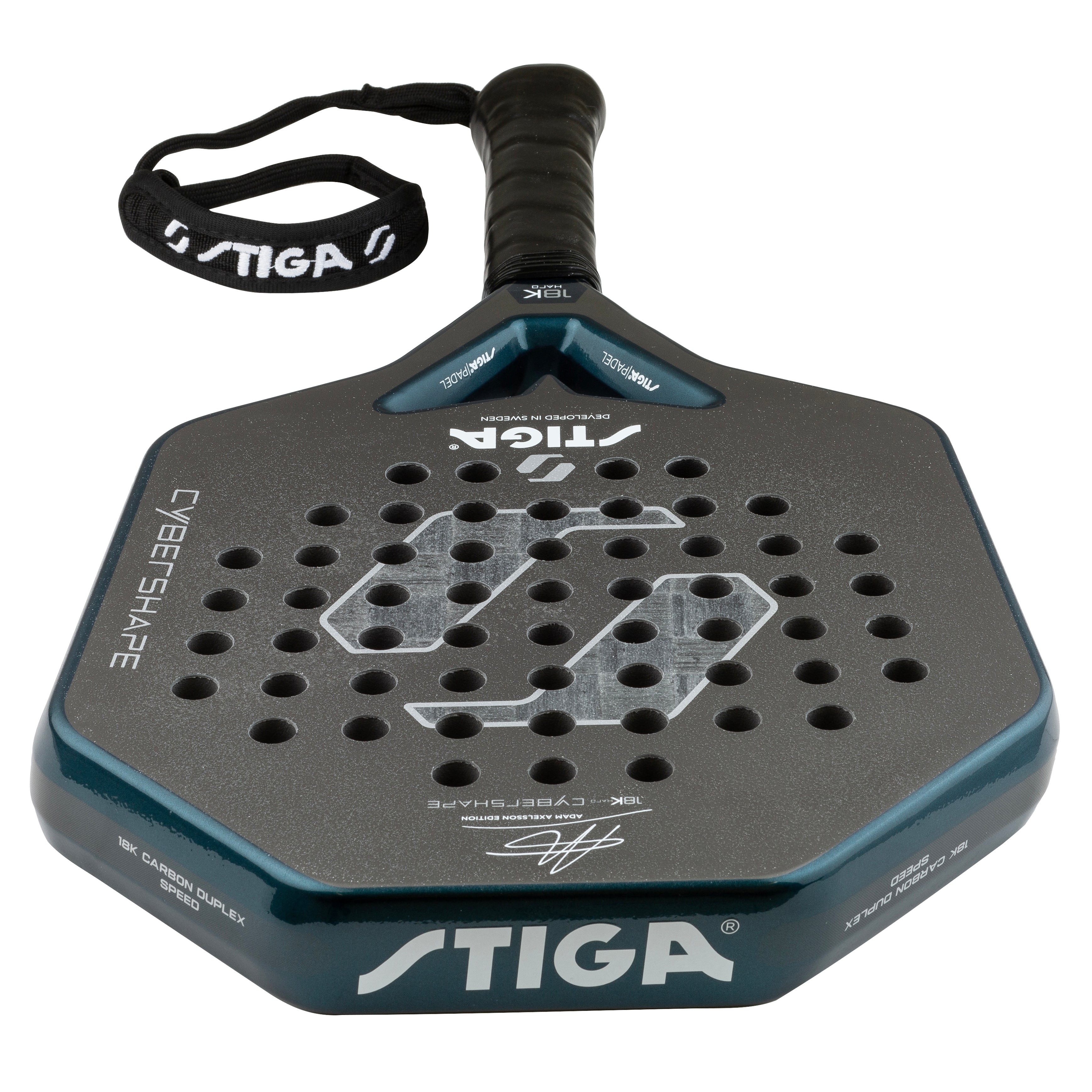 Padel Racket 18K Hard Adam Edt. Cybershape