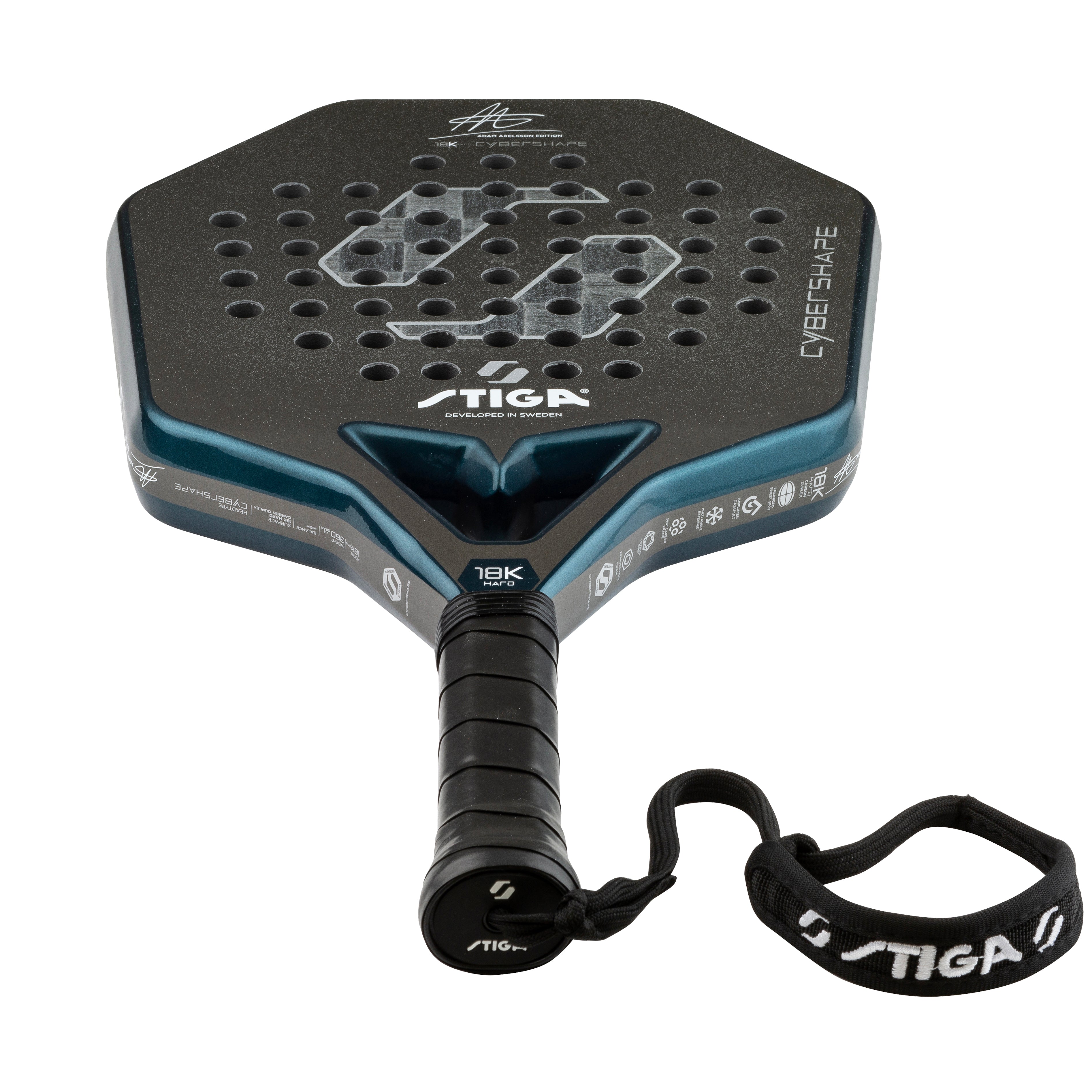 Padel Racket 18K Hard Adam Edt. Cybershape