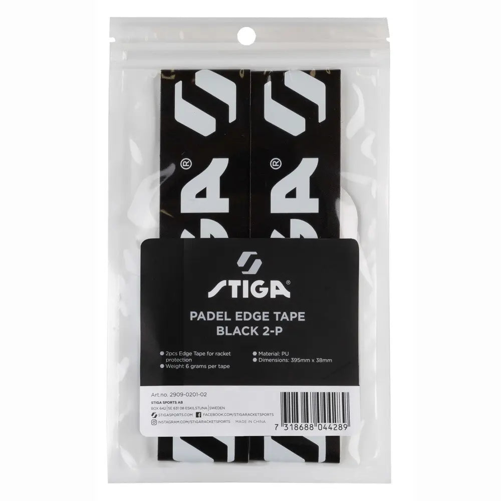 Padel Edge Tape Black 2-P