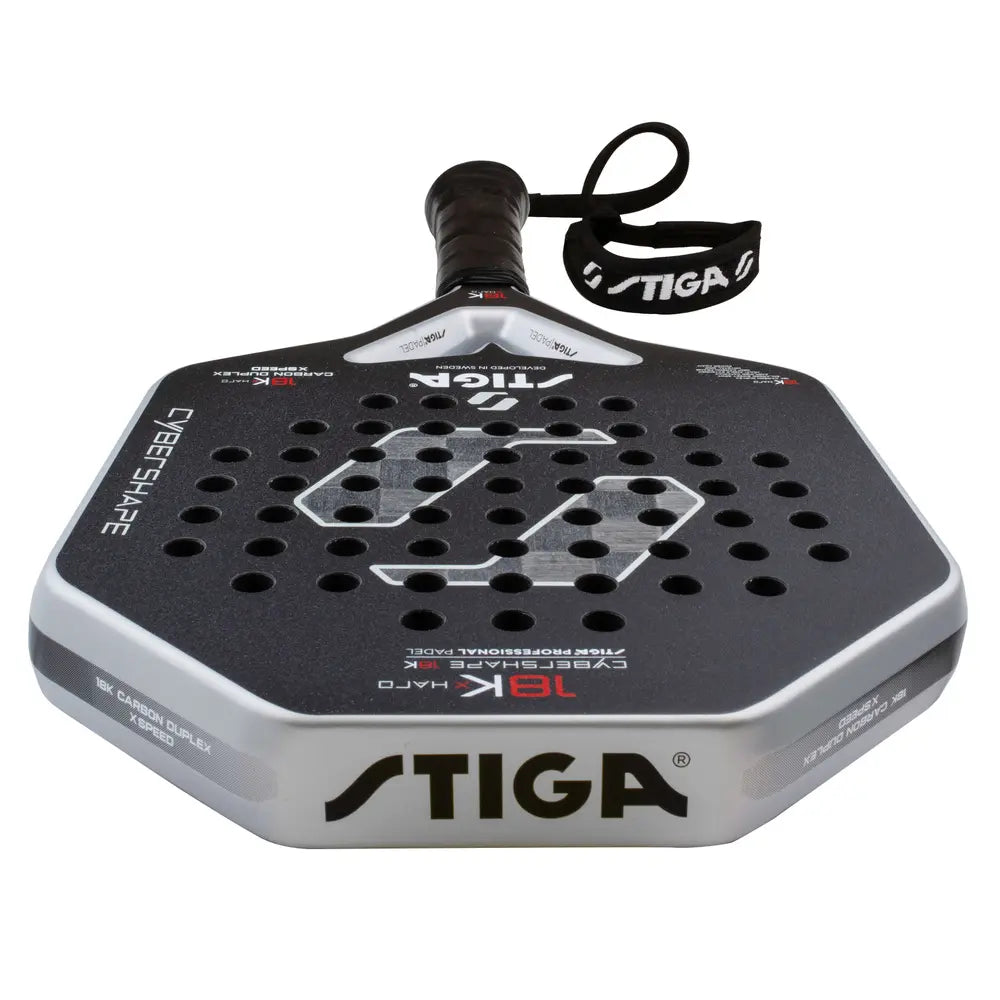Padel Racket 18K X Hard Cybershape