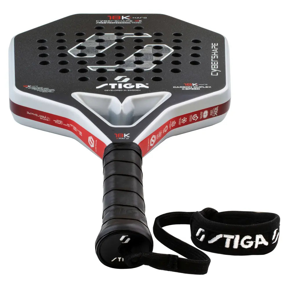 Padel Racket 18K X Hard Cybershape