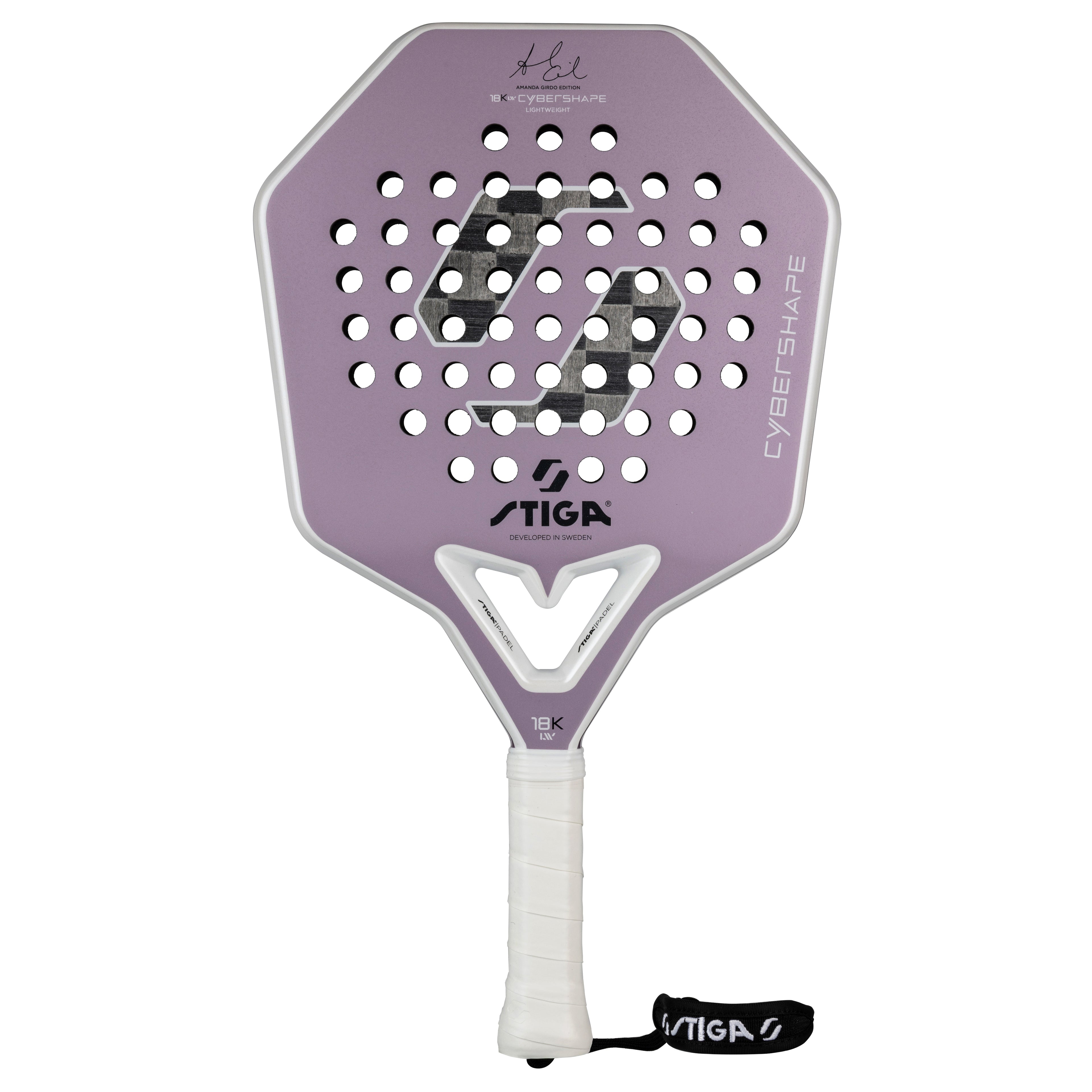 Padel Racket 18K LW Cybershape Amanda Girdo Edition