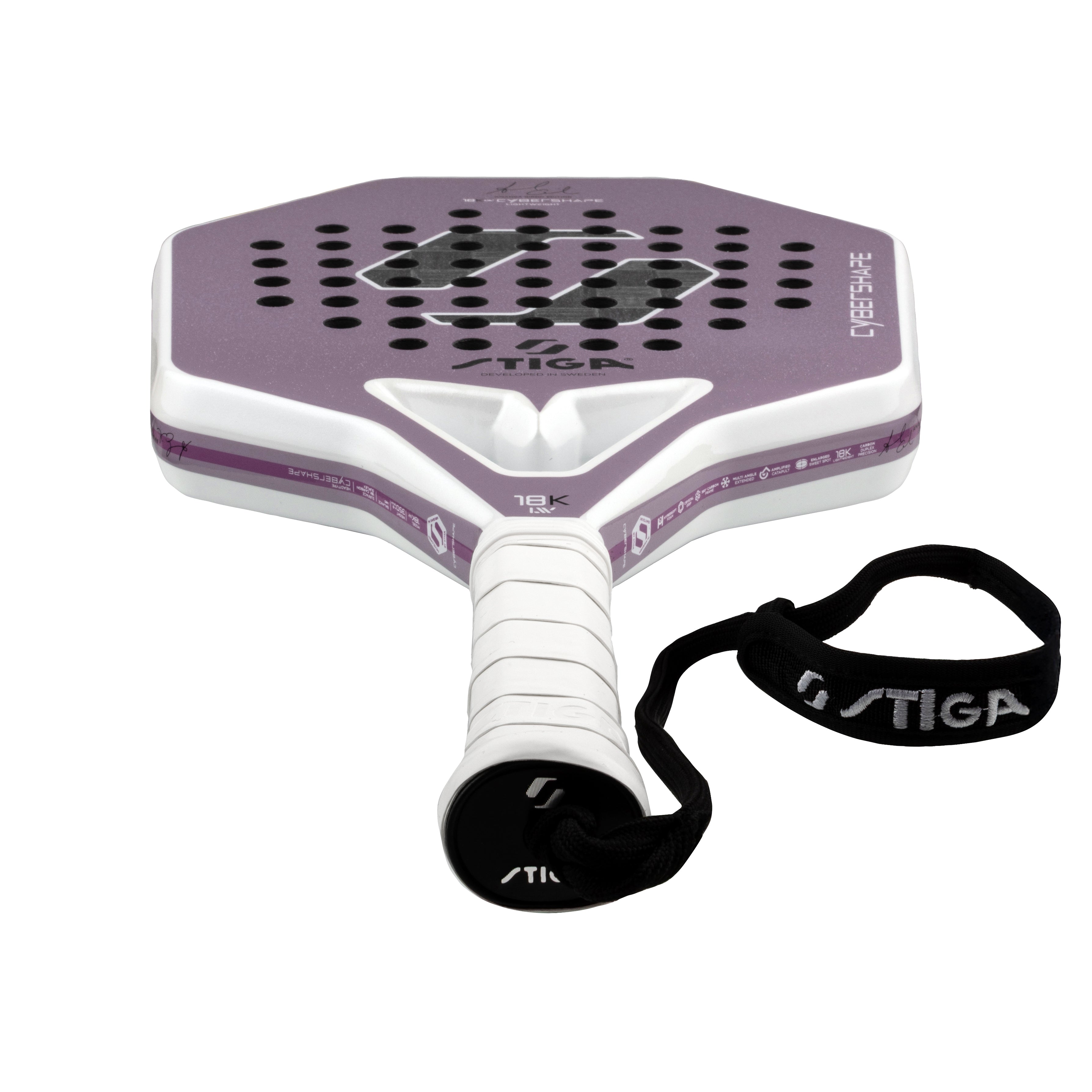 Padel Racket 18K LW Cybershape Amanda Girdo Edition