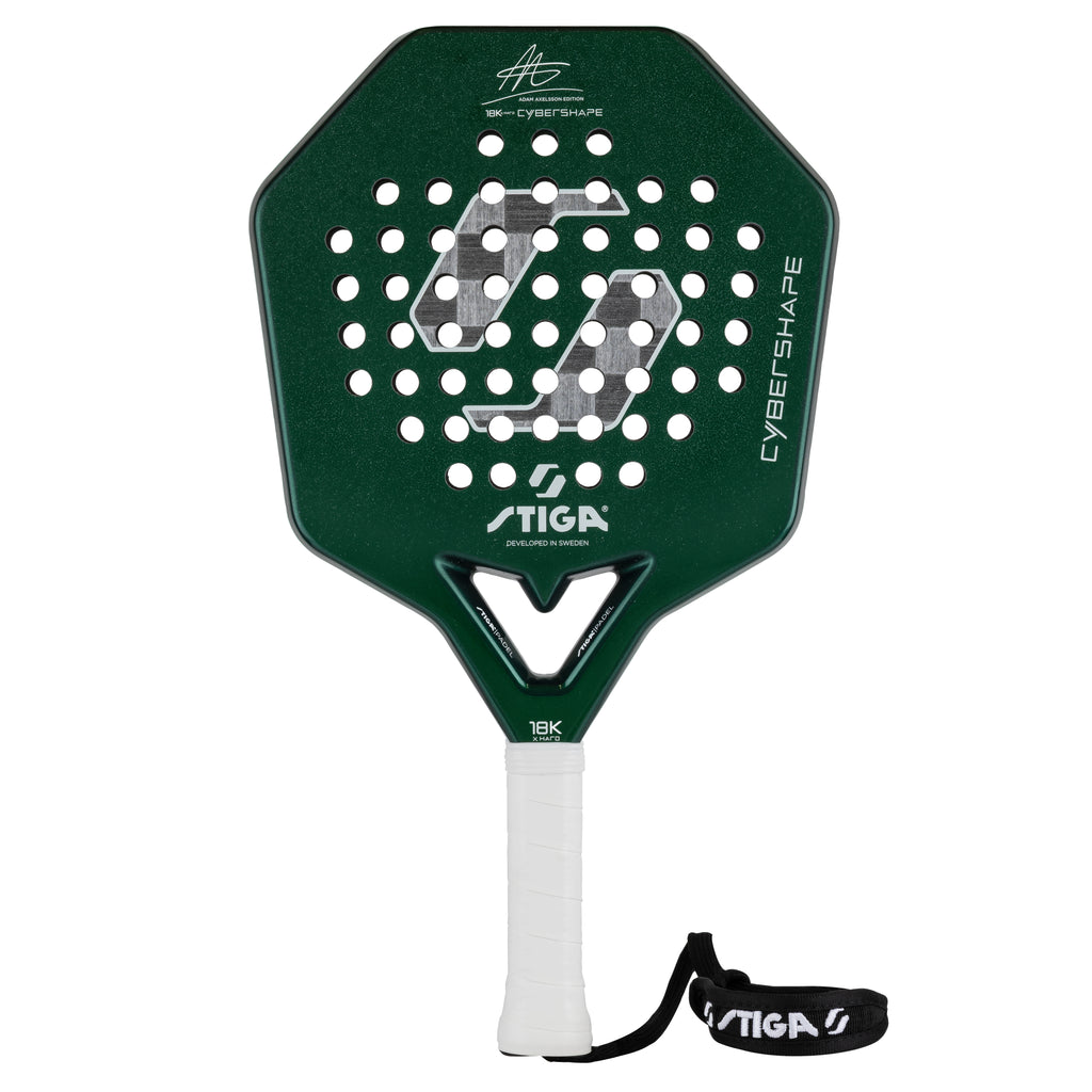 Padel Racket 18K X Hard Cybershape Adam Axelsson Edition