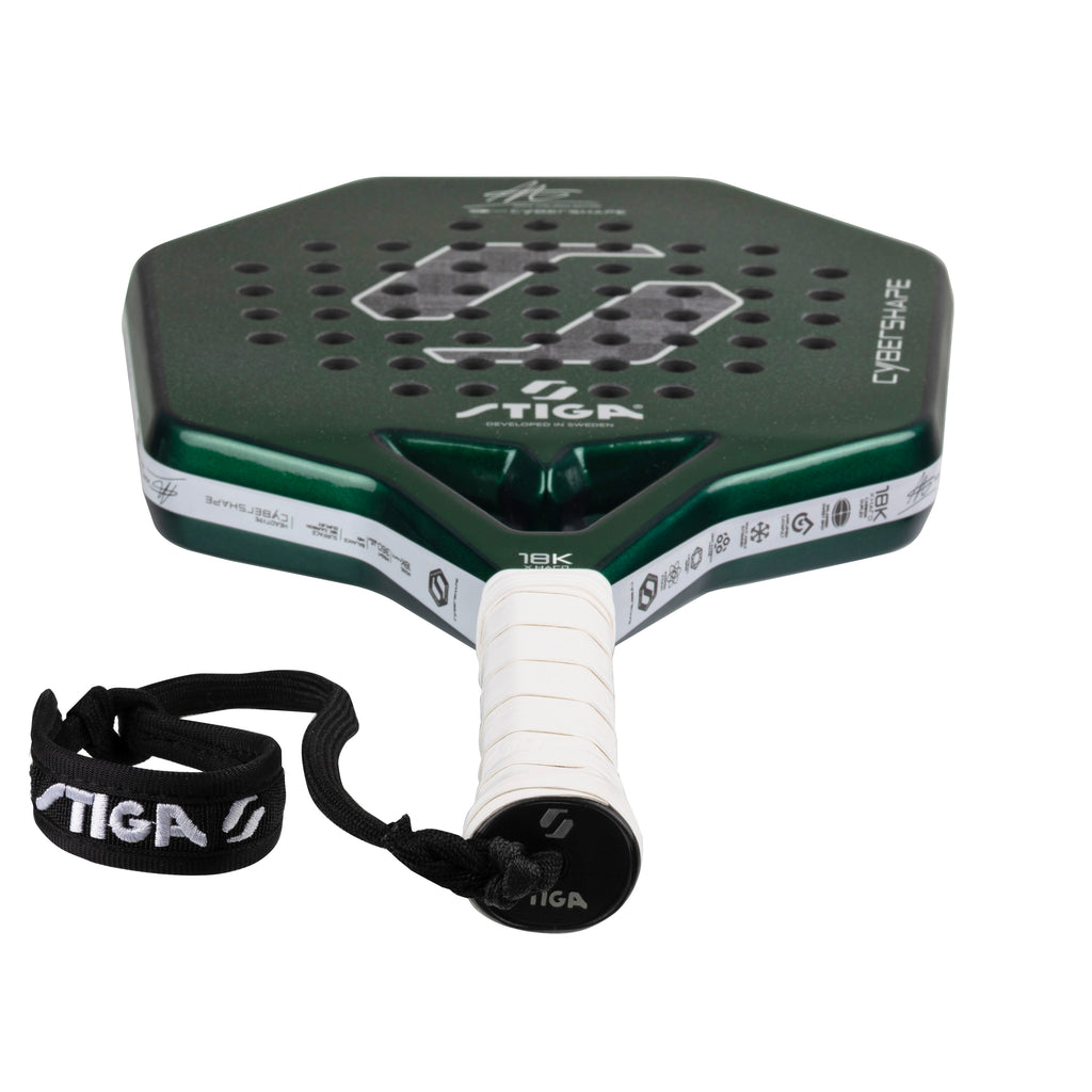 Padel Racket 18K X Hard Cybershape Adam Axelsson Edition